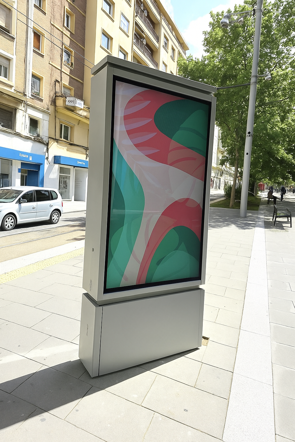Altumas Delta skaitmeninis lauko stendas - 75"