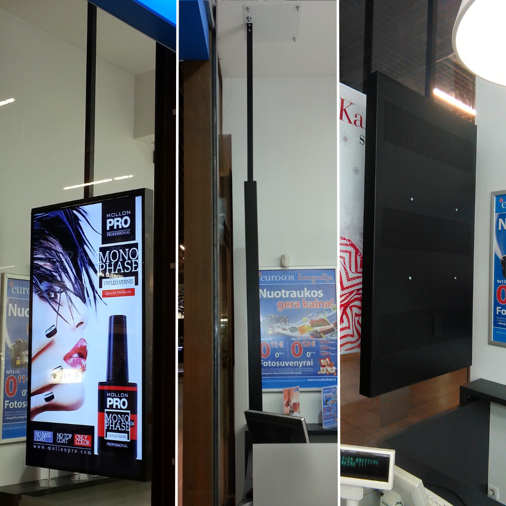 ALTUMAS CEILING vitrininis korpusas TV ekranui