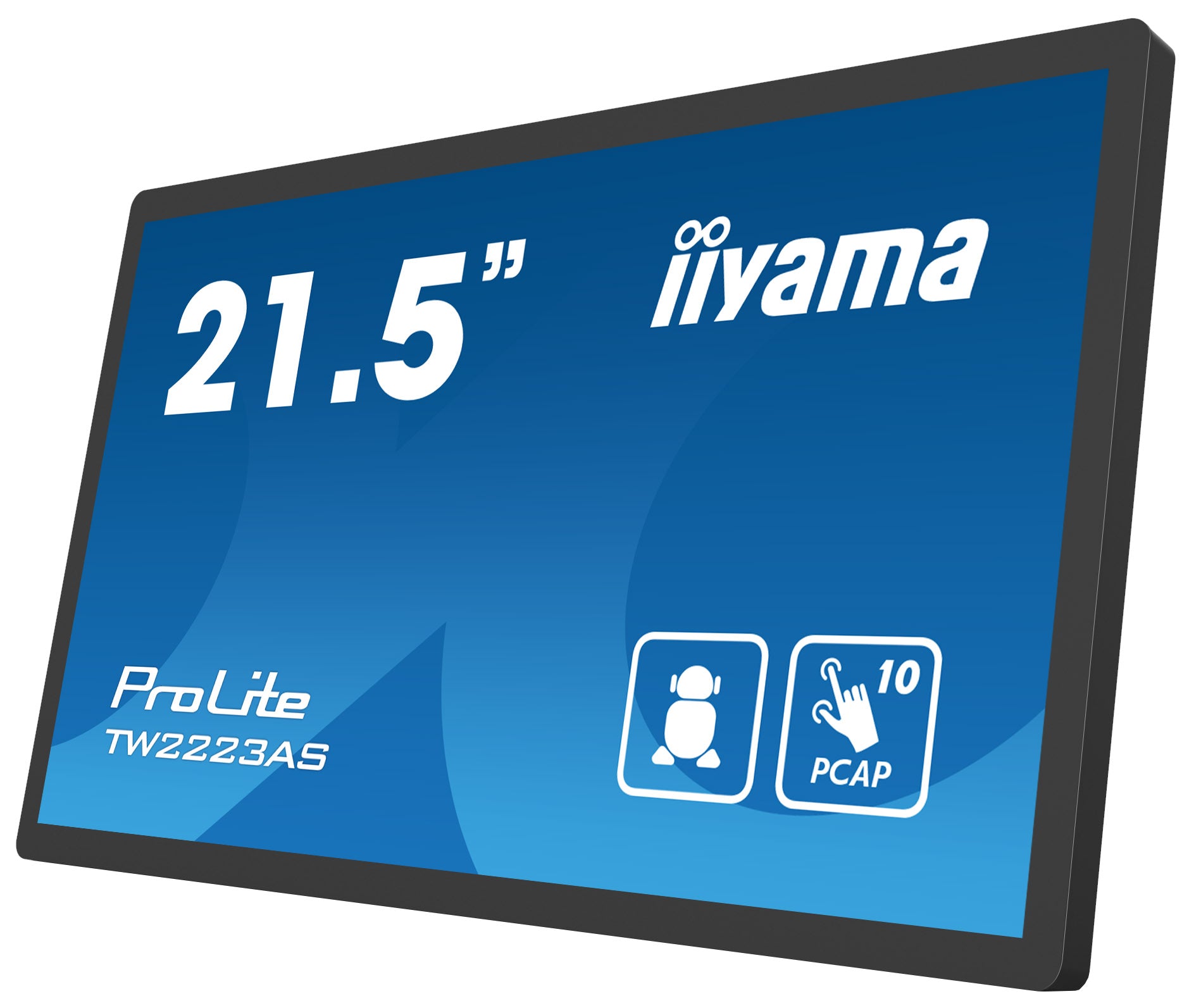 IIYAMA ProLite TW2223 lietimui jautrus ekranas (PCAP) su Android OS, 54.6cm (21.5'')
