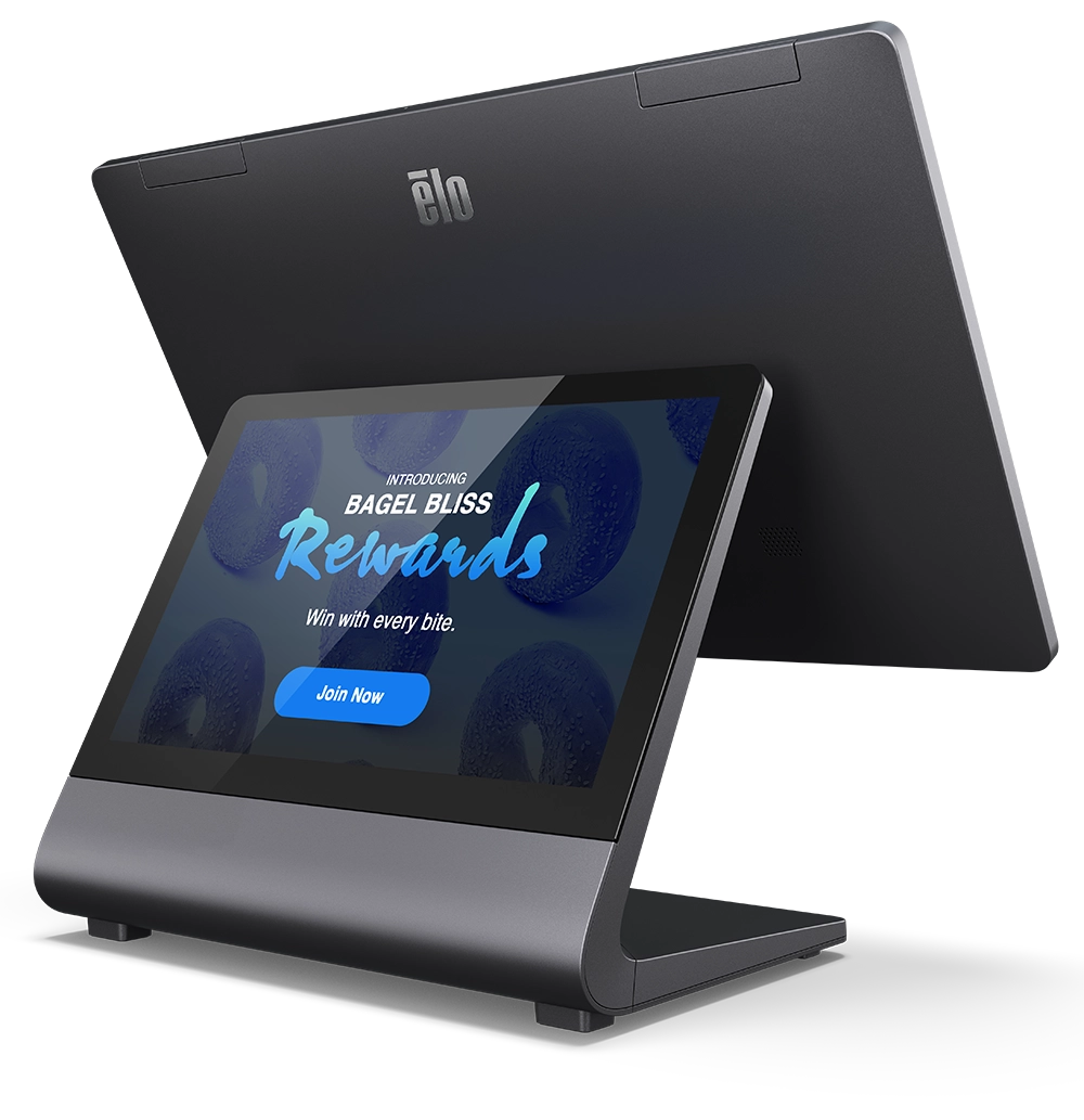 EloPOS Z30 POS terminalas 15.6" su Windows 10 su kliento interaktyviu ekranu CFD