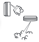 Vienos krypties purkštukas su 30 laipsnių nuokrypiu, tinkantis FOQUS rūko aparato modeliui