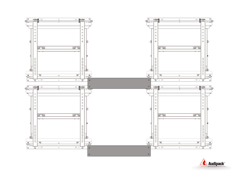 Audipack Video Wall Mounting Head