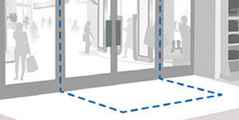 Sensormatic Synergy 2.4m Concealed Door or Wall System