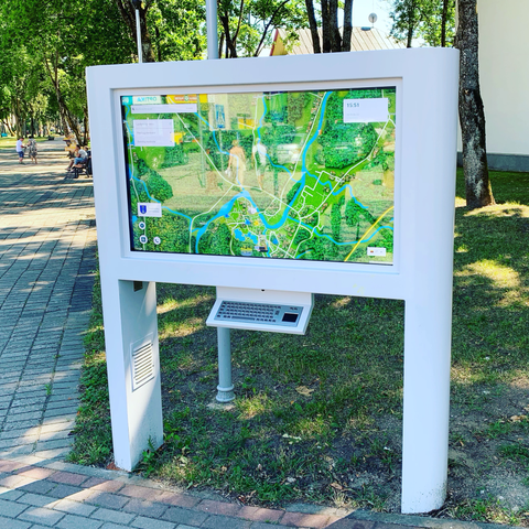 Altumas Epsilon Interactive Outdoor Stand - Infokiosk