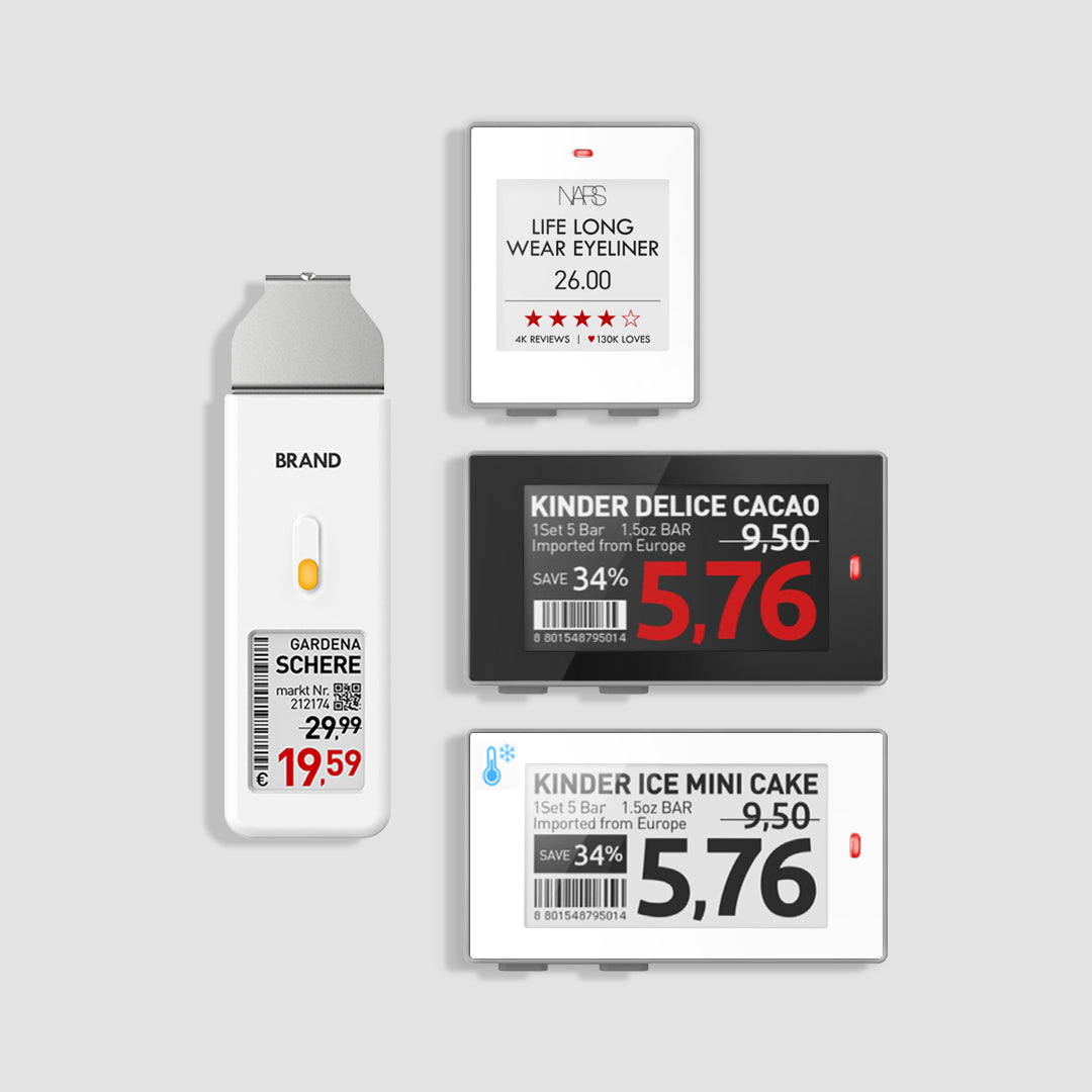 Newton 1.6" electonic shelf label - E-paper colours BWR