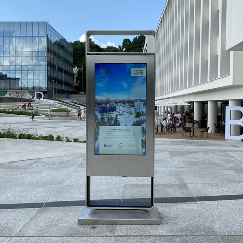 Altumas Omega Interactive Outdoor Stand - Infokiosk