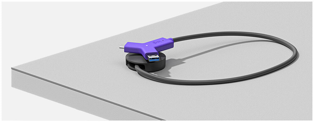 Logitech SWYTCH hub - 2 x HDMI + 1 x SuperSpeed USB + 2 x USB-C