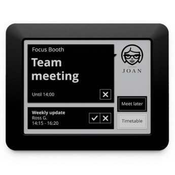 JOAN 6 - meeting room display, touch, with battery