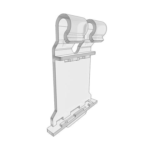 Slatwall Hook Adapter for SoluM Label