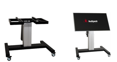 Audipack Trolley stand for touch screens up to 150 Kg motorized