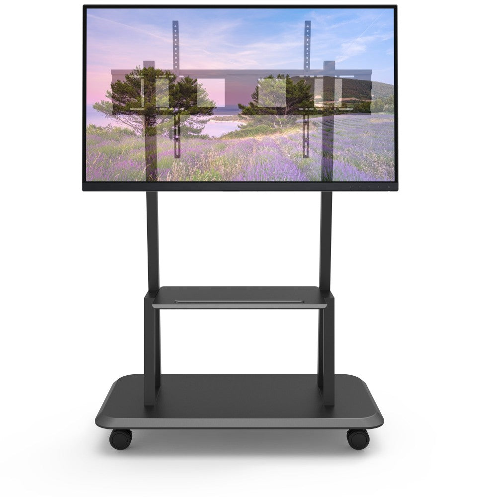 Mobile stand for large TV LCD/LED/Plasma 55-120 150kg VESA shelf