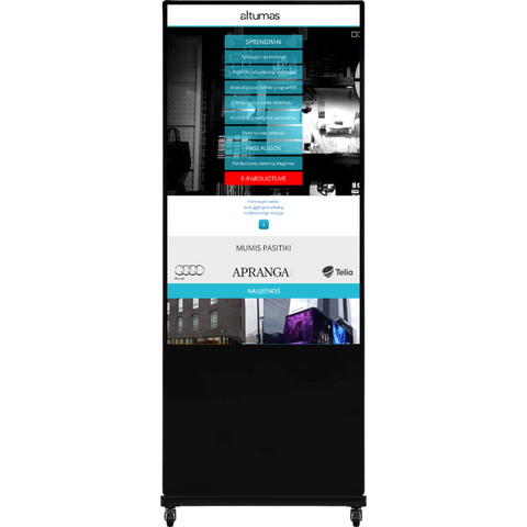 Altumas Xi skaitmeninis android stendas - 55" - neturi lietimo funkcijos