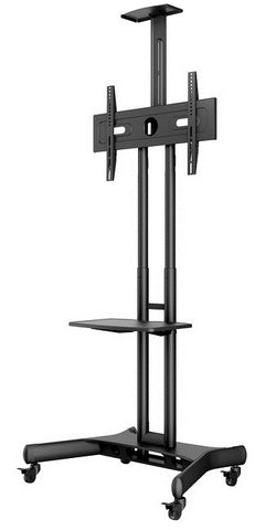 Multibrackets M Display Stand 150 Basic - juodas TV stovas su grindų baze