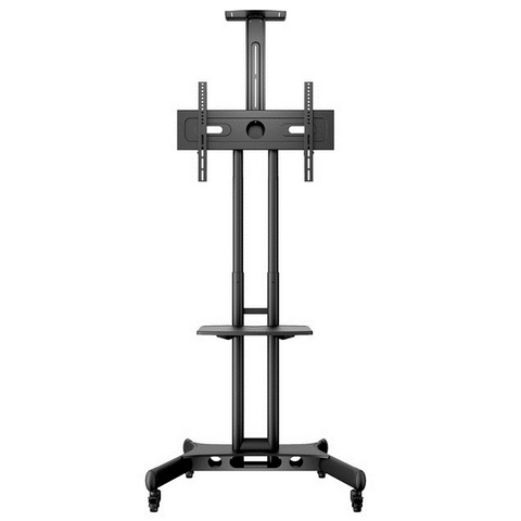Multibrackets M Display Stand 150 Basic - juodas TV stovas su grindų baze