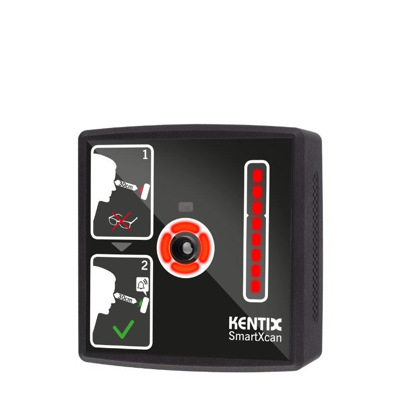 Kentix SmartXcan Multisensorius su Termovizoriumi + PoE adapteris