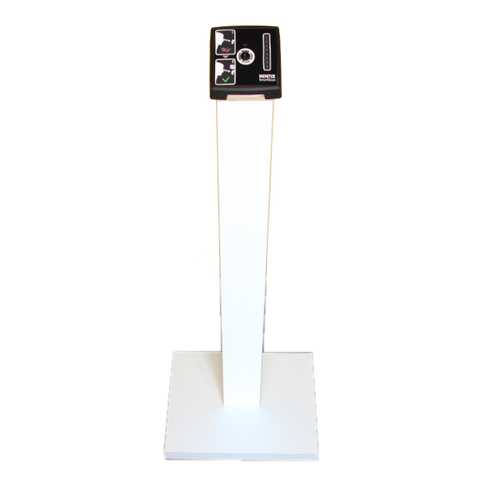 Pedestal for Kentix SmartXcan in wood white