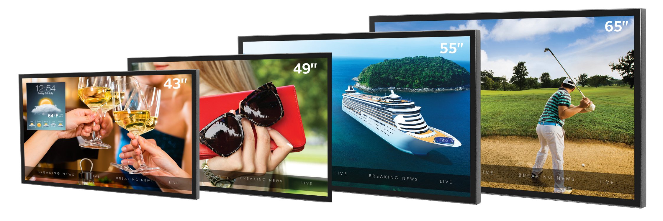 Peerless-AV Xtreme™ High Bright Outdoor Displays - 43'' / 49'' / 55'' / 65"
