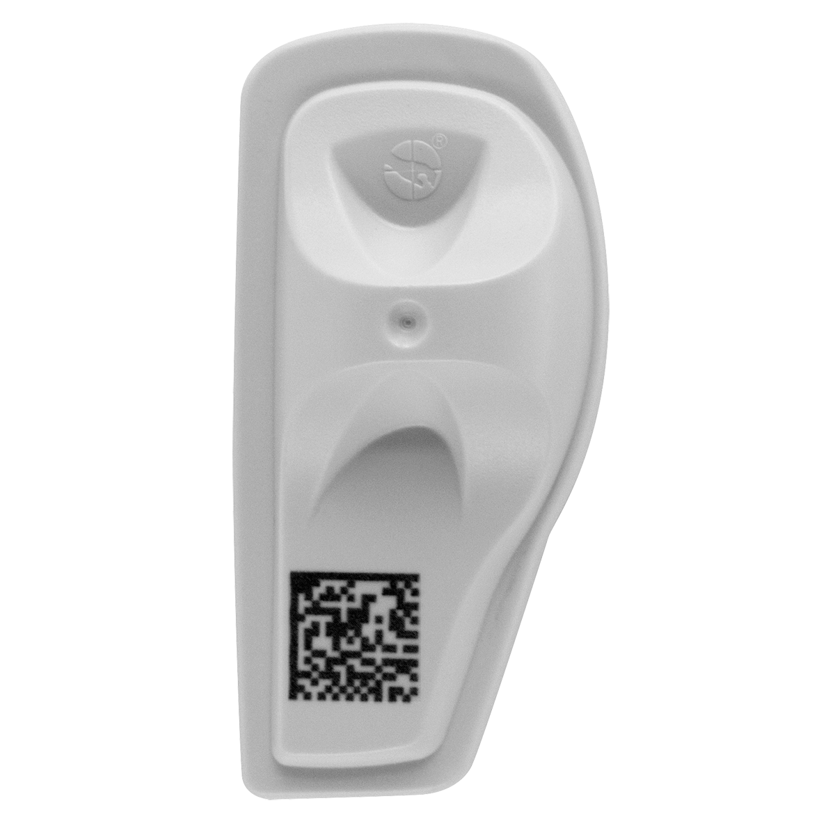 Sensormatic SuperTag AM/RFID 2D Barcode Tag