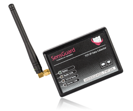 Remote monitoring system data gateway SensMax SensGuard TCP LR X2