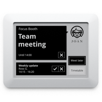 JOAN 6 - meeting room display, touch, with battery