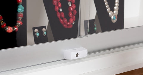 Invue Smart Lock Plunger Lock - for metal frame glass doors, wood bypass doors and glass sliding doors