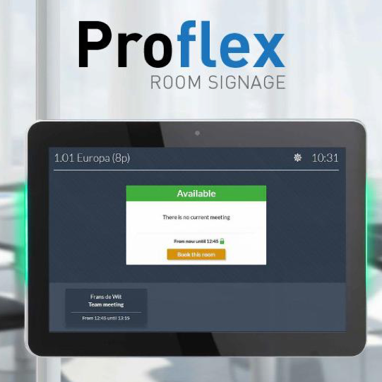 Proflex Room Signage - susitikimų kambario valdymo licencija