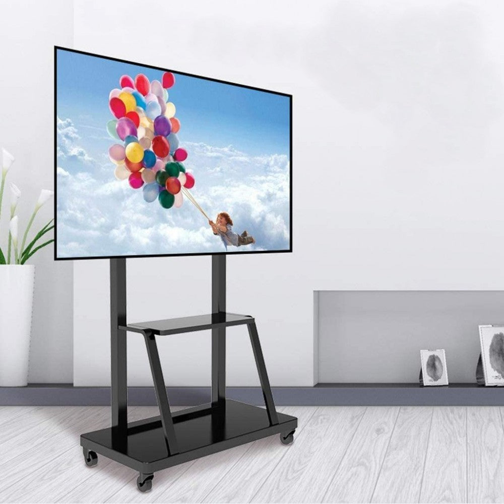 Mobilus TV stovas LCD/LED/Plasma 55-100 150kg VESA su lentyna