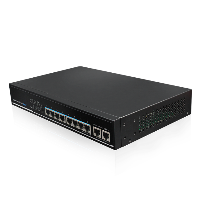 UTEPO SF10P-HM 8 Ports 100Mbps PoE Switch (2 Gigabit Uplink)