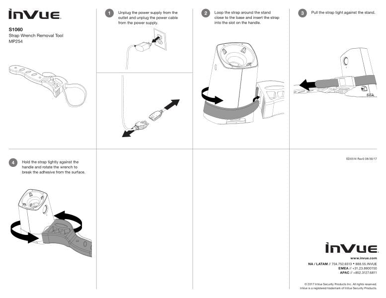 INVUE STRAP WRENCH REMOVAL TOOL